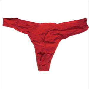 VICTORIA SECRET NWT WOMENS PLUS SIZE XL RED THONG